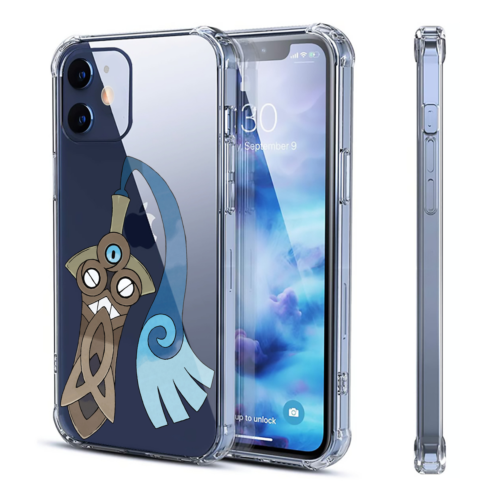 （画像用） ポケットモンスター Pokémon 【iPhone 12シリーズ対応】透明スマホケース（クリアソフトケース）